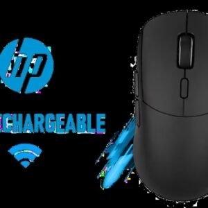 HP 700 Rechargeable Wireless Mouse / 1200 DPI Precision Tracking / Liquid Silicone Soft-Touch Ergonomic Design / 4D Scroll Wheel Multi-Directional