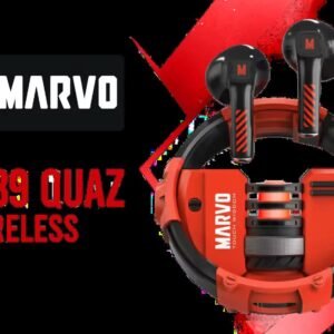 MARVO BE-889 Quaz Wireless Earphones / Bluetooth 5.3 & Dual Mode / Low Latency / Up to 5 hours of playback / High-quality dynamic drivers / BE-889