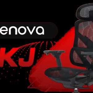 Enova BKJ Gaming Chair - Black/Blue / 360° 6D Adjustable Gaming Armrests / 135° Self-Weight-Adjusted Recline Mechanism / BIFMA Certified 136kg Weight