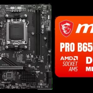 [Open Box][OEM] MSI Pro B650M-B AMD Ryzen Motherboard / AMD Ryzen 9000 / 8000 / 7000 Series Support / DDR5 6800+MHz Overclocked Memory / Core Boost