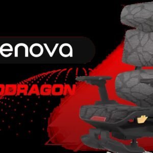 Enova Bloodragon BXZ Gaming Chair - Red / Load Capacity 136kg / 60mm PU Casters / Foot rest included (Not Covered in Warranty)