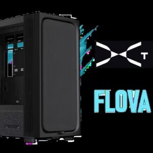 TRYX FLOVA F50 Mid-Tower ATX Case - Black / Supports Motherboards up to ATX / Premium Fabric Exterior / Quiet-by-Design Architecture / 360mm Radiator