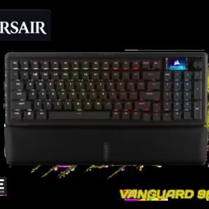 CORSAIR VANGUARD 96 Wired Mechanical Gaming Keyboard - Black / 96% Compact Layout / CORSAIR MLX Fusion Mechanical Switches / 8000Hz Hyper-Polling