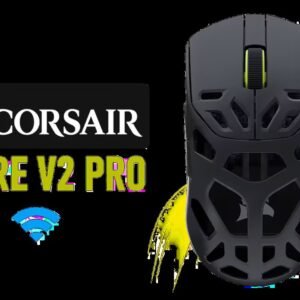 Corsair SABRE v2 PRO Wireless MG Gaming Mouse - Black / Magnesium Alloy Shell / 56g / MARKSMAN S 33K Sensor / 33000 DPI / 8000Hz Hyper-Polling /