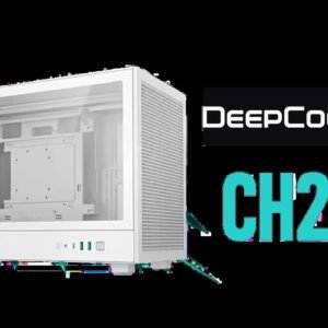 DeepCool CH260 ITX High-Airflow Computer Case- White/ Supports Mini-ITX, Micro-ATX / 360mm Radiator Support / High-Airflow Full Steel Mesh Panel /