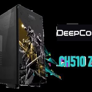 DeepCool CH510 ZORIA Mid-Tower PC Case / Themed Edition / Mini-ITX, Micro-ATX, ATX, E-ATX Support / 360mm Radiator Support / Tempered Glass Panel / 1