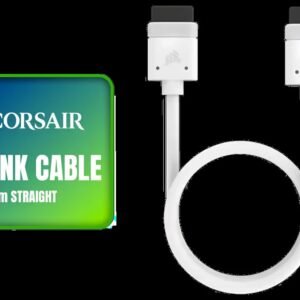 Corsair iCUE Link Cable - 600mm Straight - White / CL-9011127-WW