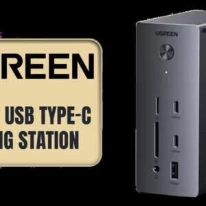 UGreen 14-in-1 USB Type-C Docking Station / Single 8K, Triple 4K Display Versatility / 14-Port USB-C Dock / True 100W Laptop Charging / 27W Max USBC