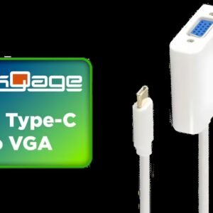LinkQnet USB Type-C to VGA Female Converter / CNV-USBC-VGA-LQ