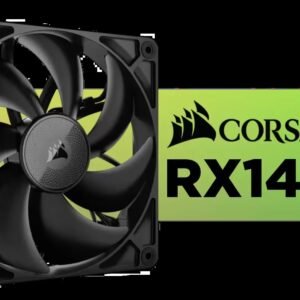 Corsair iCUE LINK RX140 140mm PWM Single Fan Expansion / High Static Pressure / Anti-vortex vanes / Premium Liquid Crystal Polymer Construction /