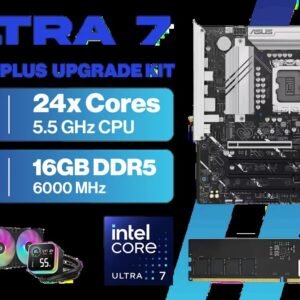 Intel Core Ultra 7 270K Plus ASUS B860M MAX 16GB DDR5 6000MHz Upgrade Kit - ASUS B860M MAX GAMING AX M-ATX Motherboard + Intel Core Ultra 7 270K Plus