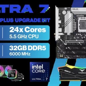 Intel Core Ultra 7 270K Plus B860M MAX 32GB DDR5 RGB 6000MHz Upgrade Kit - ASUS B860M MAX GAMING AX M-ATX  Motherboard + Intel Core Ultra 7 270K Plus
