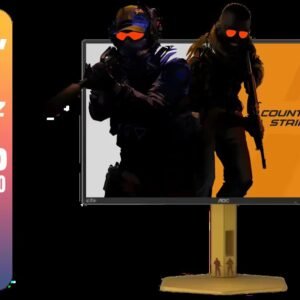 AOC CS25G 24.5\" Gaming Monitor / FHD (1920 x 1080) / 310Hz Refresh Rate / 0.3ms Response Time / IPS-Level Display / Certified HDR400 / G-sync