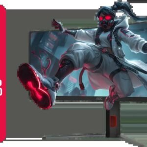 AOC CU34G4H 34\" WQHD Curved Gaming Monitor / WQHD (3440x1440) 21:9 Ultrawide / 200Hz via DisplayPort / 0.3ms MPRT, 1ms GtG / 1500R Curved VA Panel