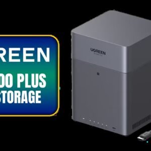 UGREEN NASync DH4300 Plus NAS Storage / 128TB Massive Storage Capacity / AI Auto-Organizes Photos by Faces / Transfers 1GB in 3 Seconds /