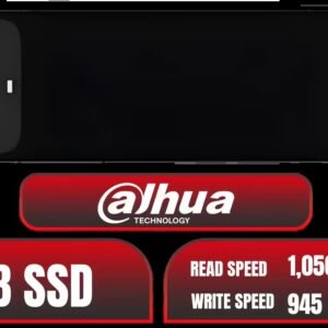 Dahua L7 M.2 2TB NVMe SSD / Read: Up to 1,050 MB/s Write: Up to 945 MB/s / Shock-resistant and drop-resistant design / Aluminum body with heat