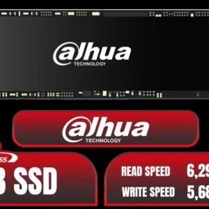 DAHUA M.2 PCIe Gen4x4 1TB NVMe SSD / PCIe Gen4.0x4 Supported / Read: Up to 6290 MB/s Write: Up to 5680 MB/s / DHI-SSD-C970VN1TB