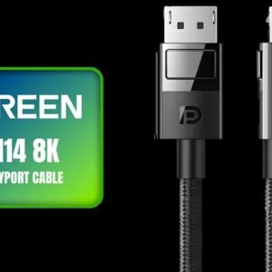 UGREEN DP114 8K DisplayPort Cable / Enhanced 8K DisplayPort Performance / High Bandwidth Smooth Transmission / High Refresh Rate Support / Dynamic