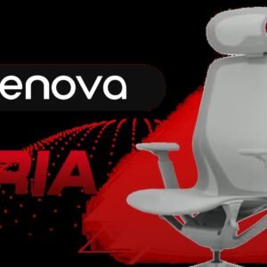 Enova Aria Office Chair Ver.1 - Light Grey / Nylon+GF Shell / Advanced Stretch Mesh / EAR-001A-Light-Grey