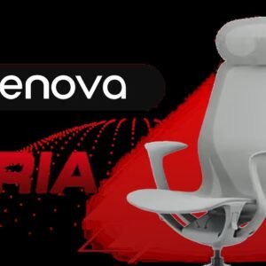 Enova Aria Office Chair Ver.2 - Light Grey / Nylon+GF Shell / Advanced Stretch Mesh