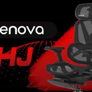 Enova EHJ Gaming Chair - Black Nylon Frame / 4D Lumbar Support / 360° Dual-Axis 5D PU Armrest / Multi-Functional Mechanism / Korean Class 4 Gaslift /