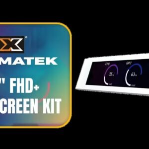 Xigmatek 9″ LCD Screen Kit – White / Compatible with Pano II and Pano II Air Cases / FHD+ (1920x462) LCD Display / Magnetic Secondary Monitor