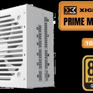 XIGMATEK Prime M 1000W Arctic Power Supply / 80 PLUS Gold Certified / 120mm Ultra Silent Cooling Fan / Dual CPU Connector (Intel & AMD) / Full