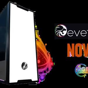 NeonTech IT NOVA Tempered Glass ATX Gaming Case / 6x Dual Ring RGB High-Speed PWM Fans Included / Support USB 3.0 & 2.0 /  Syncs with Mystic lighting &