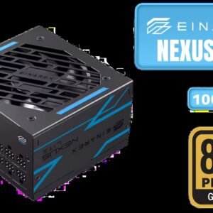 EINAREX NEXUS Lite 1000W Power Supply / 1000W 80+ Gold / Full ATX 3.1 Compliance / Full PCIe 5.1 Support / Fully Modular / Japanese Capacitors /