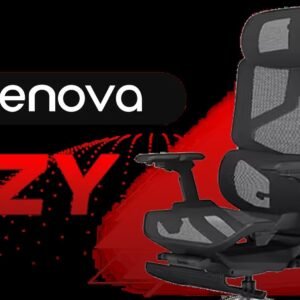 Enova EZY Gaming Chair - Black/Rose Golden / Free Lifting, Lumbar Support / 6D Armrests / Double Backrest Design / Adjustable Seat Depth / Large