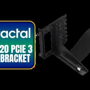 Fractal Design Flex B-20 PCIe Vertical Riser with Bracket (20 cm) - FD-A-FLX1-001-SN