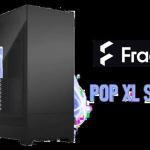 Fractal Design Pop XL Silent E-ATX PC Case - Black / Tempered Glass Clear Tint Panel / E-ATX ATX mATX ITX Support / 4 HDDs Plus 6 SSD Storage / Two
