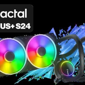 Fractal Design Celsius+ S24 Prisma PWM ARGB 240mm Silent Performance Slim Radiator AIO CPU Liquid/Water Cooler / FD-W-2-S2402