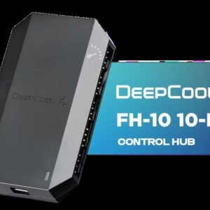 Deepcool FH-10 10-Port Fan Control Hub / Supports up to 10 Independent Fans / Stable SATA Power Input / PWM Function Design / Optimized Cable
