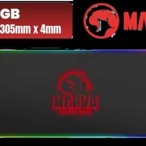 MARVO G45 RGB Gaming Mousepad - XL / 7-color Lighting With Three RGB Effects / Touch Control / Soft Microfiber Surface / Steady, Rubber Base /