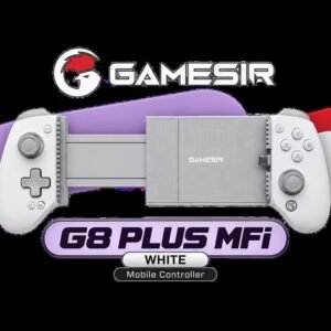 GameSir G8 Plus MFi Type-C Mobile Gaming Controller / Apple Certified for iPhone & iPad, Also Fits Android / Built-In USB-C Wired Connection /