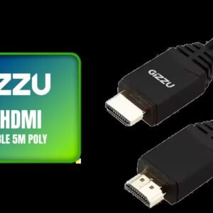 Gizzu 4K HDMI 2.0 Cable 5m Poly / Supports 4K at 60Hz Resolution / Up to 18Gbps Bandwidth / 3D and HDR for Vivid Colors