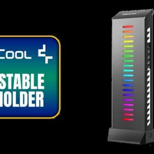 DEEPCOOL GH-01 ADD-RGB Adjustable Graphics Card Holder / Addressable RGB Illumination / Support Up to 5 kg / Hidden Cables / Base Plate Control with