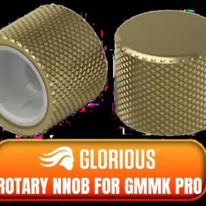 Glorious Rotary Nnob for GMMK Pro - Gold / Aluminum Knob / Only for GMMK Pro / GLO-ACC-P75-RK-G