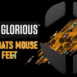 Glorious G-Floats Mouse Feet / Fits the Glorious Model O Gaming Mouse / Fast And Consistent Glide / Polished Ceramic Compound / GLO-FT-O-GF