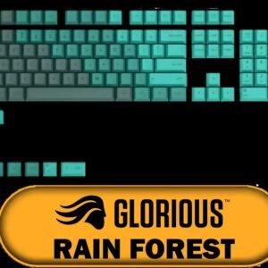 Glorious GPBT 114-Keys Premium PBT Mechanical Keyboard Keycaps - Rain Forest / Compatible with GMMK PRO & GMMK 2 / Fits Most Full-size/TKL Compact