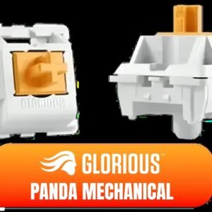 Glorious Panda Mechanical Keyboard Switches - Tactile / Compatible with all GMMK Models / 36 switches per pack / SMD RGB light hole for RGB