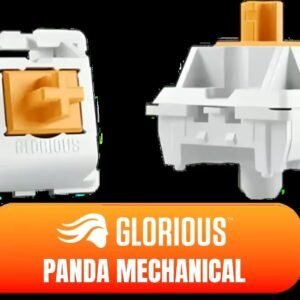 Glorious Panda Mechanical Keyboard Switches - Lubed / Tactile Style / Compatible with all GMMK Models / 36 switches per pack / SMD RGB light hole for