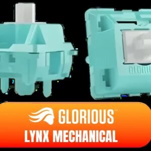 Glorious LYNX Mechanical Keyboard Switches - Lubed / Compatible with ALL GMMK / SMD RGB light hole for RGB compatibility / 36 switches per pack /