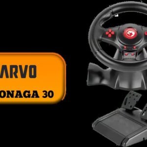 MARVO GT-903 Onaga 30 Racing Wheel For Playstation / XBOX And PC / Built-in Dual Vibration Motor / Compatible with PC, PS3, PS4, XBOX-ONE / XBOX360 /