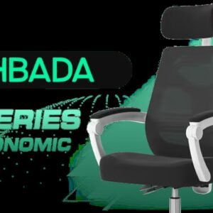 HBADA P Series Ergonomic Office Chair - White /Ergonomic Lumber Support / Multi-Directional Adjustable Headrest / 155° Angle Locking / 8cm Height