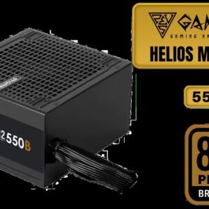 Gamdias HELIOS M2-550B 550W Power Supply / 80 Plus Bronze Efficiency Certified / High Quality Capacitor Premium Build / ATX 3.1 Compatible Next-Gen