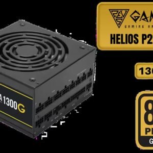 Gamdias HELIOS P2A-1300G 1300W Power Supply / Fully Modular Cable Design / 80 Plus Gold Certified / ATX 3.1 And PCIe 5.1 Ready / Native 12VHPWR Power