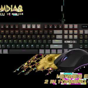 Gamdias Hermes E6 ELITE RGB 2 in 1 Gaming Combo / Mechanical Keyboard / N-Key Rollover / 3600 DPI Optical Sensor / Ergonomic Design / 6 Buttons /