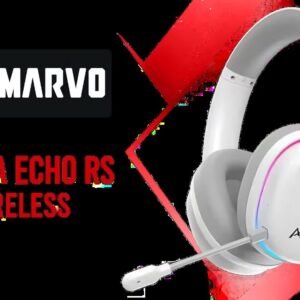 MARVO Monka Echo RS TRI-MODE WIRELESS GAMING HEADSET / Wireless Stereo Gaming Headset / Soft-Cushioned Leather Ear Cups / Effortless in-line Audio